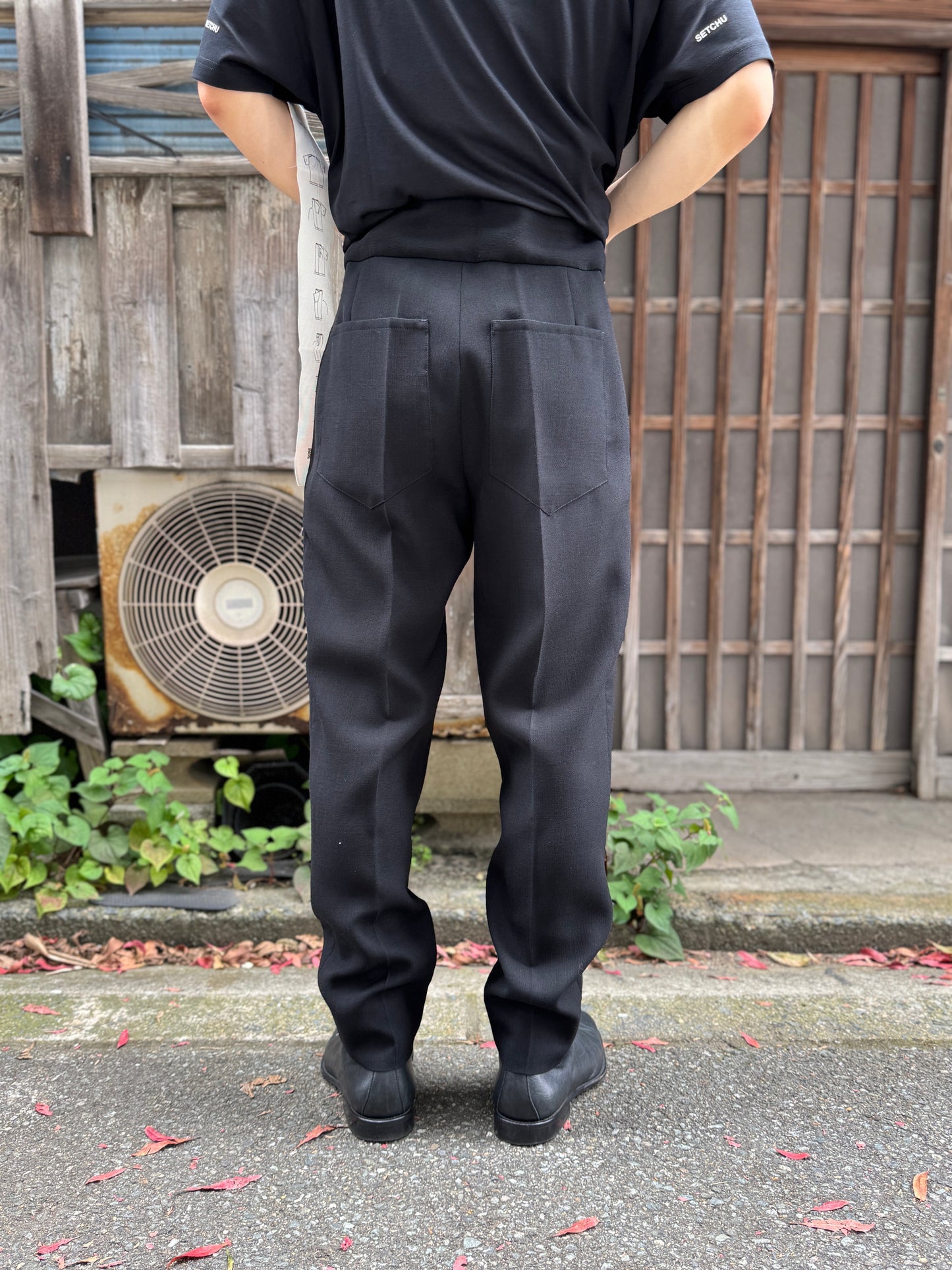 PICCOLO ORIGAMI PANTS MAKISU WOOL