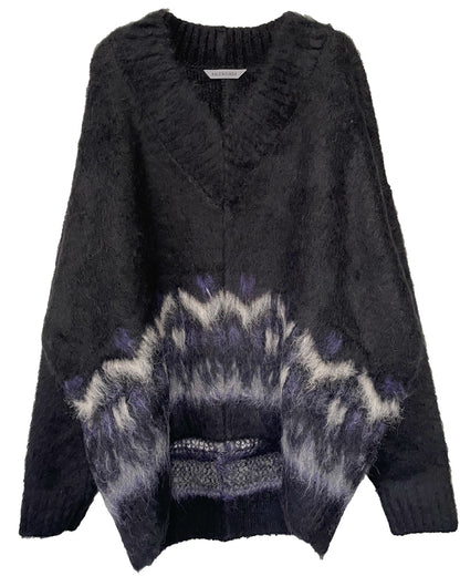 Vneck Oversized Knit