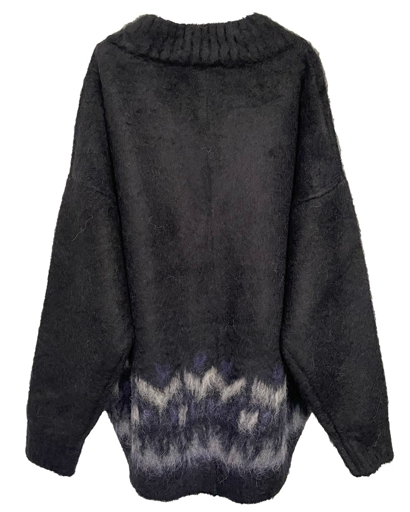 Vneck Oversized Knit