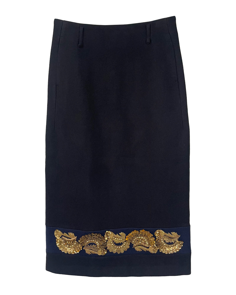 SENTISTA L B EMB 4216 WW.SKIRT
