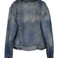 FOLDABLE COLLAR DENIM JACKET