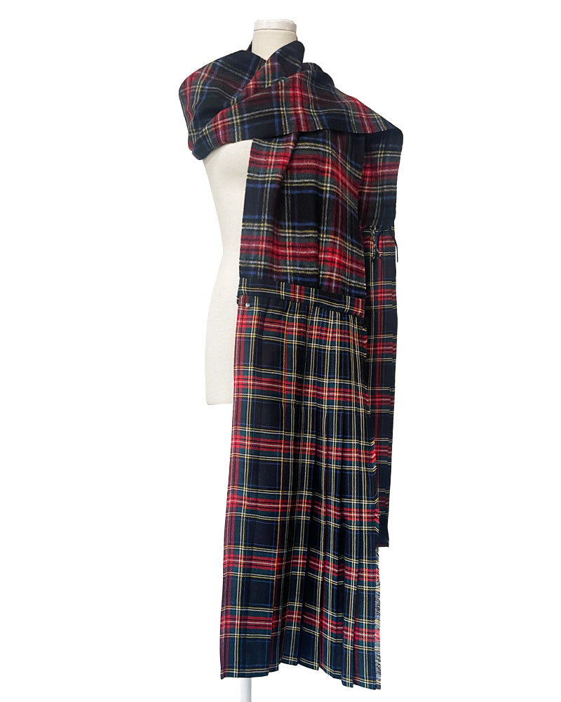 DOUBLE KILT SCARF