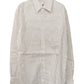 Detachable Ribbon Collar Striped Shirt（MEN）