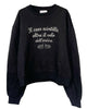 Swan Embroidered Jersey Top（MEN）