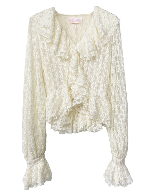 Dentelle Géométrique Blouse