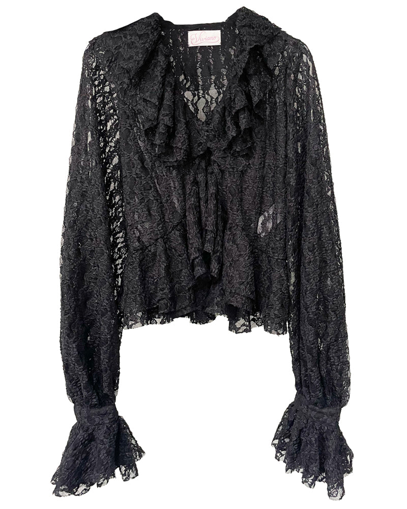 Dentelle Géométrique Blouse