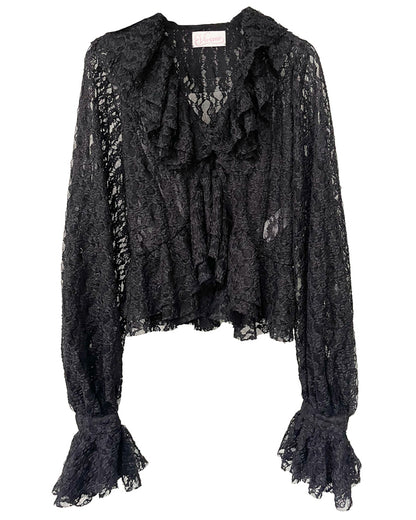 Dentelle Géométrique Blouse