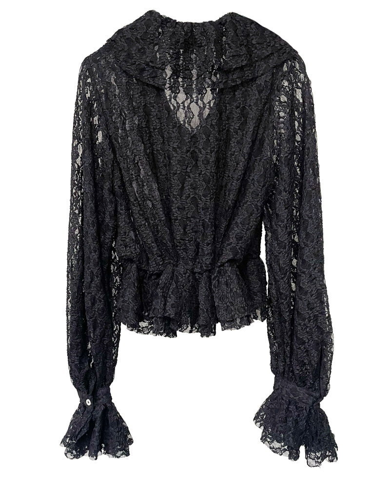 Dentelle Géométrique Blouse