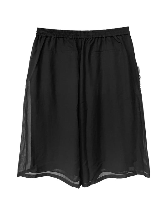 Ruffle Chiffon Wide Shorts(MEN)