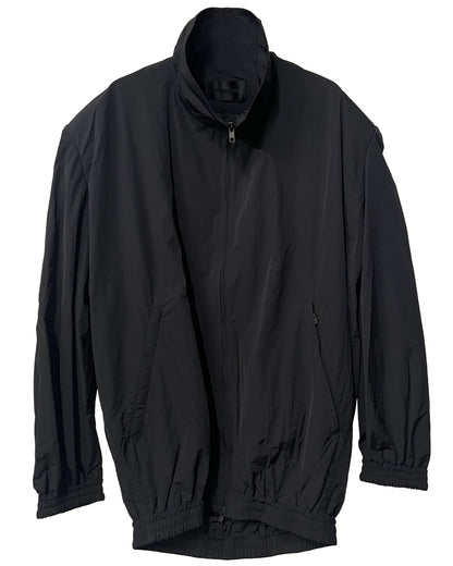 Cocoon-Shaped Nylon Jacket