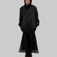 Cocoon-Shaped Nylon Jacket