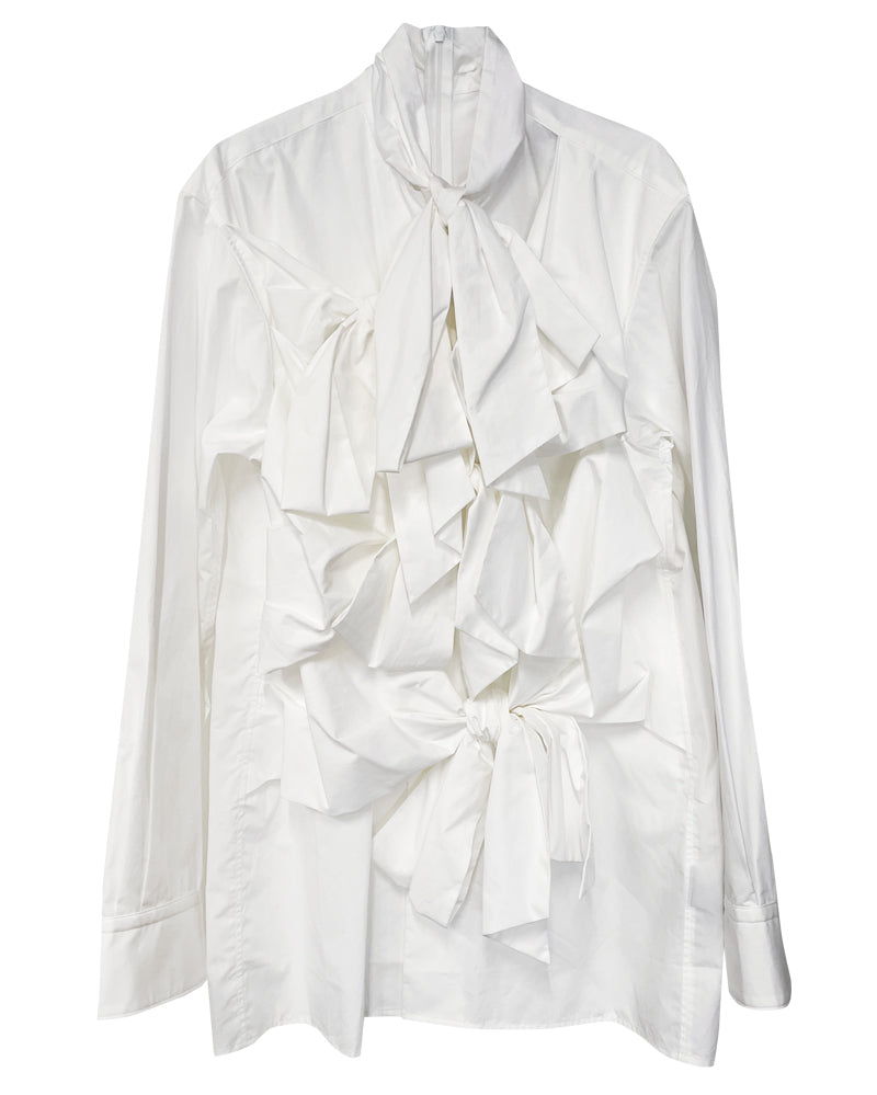 Ribbon-Laced Shirt