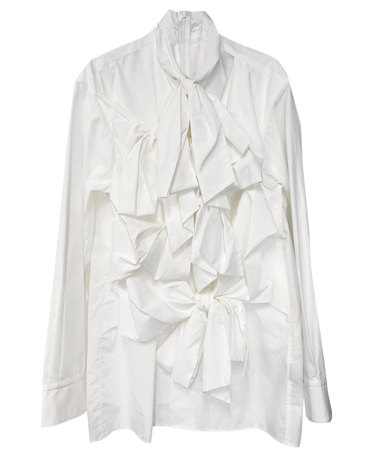 Ribbon-Laced Shirt
