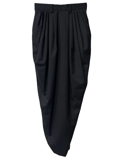 Barrel-Shaped Pencil Skirt