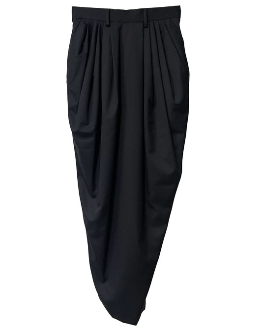 Barrel-Shaped Pencil Skirt