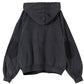 SULFUR DYED ZIP-UP HOODIE
