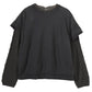 LACE SLEEVE LAYERED T-SHIRT