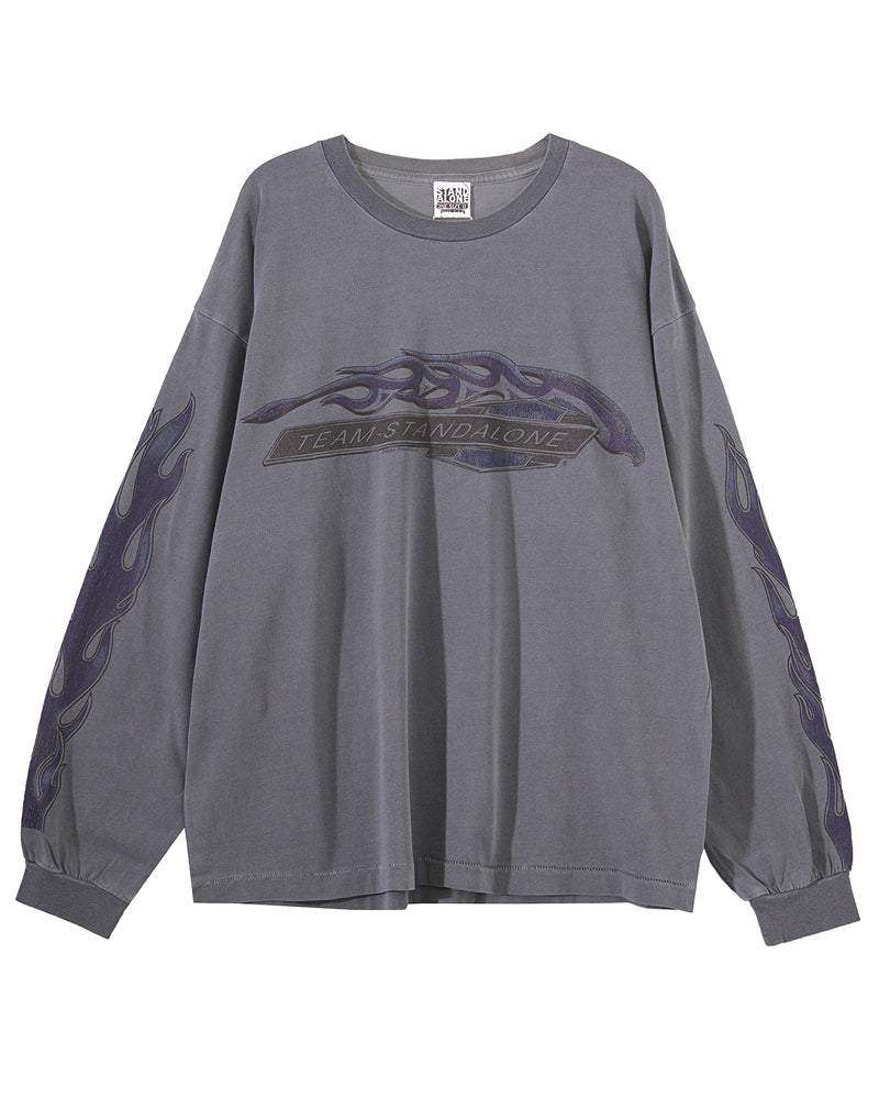 FLAME GRAPHIC LONG SLEEVE TSHIRT
