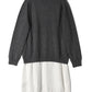 VNECK KNIT DRESS