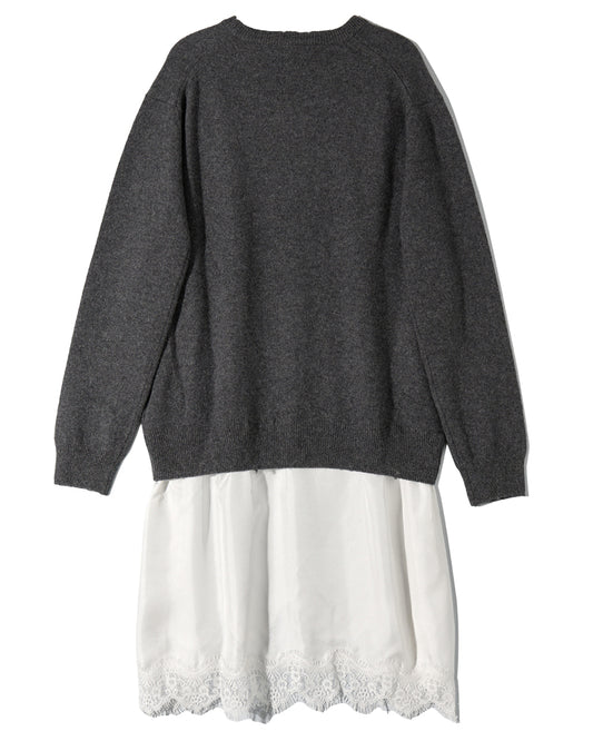 VNECK KNIT DRESS