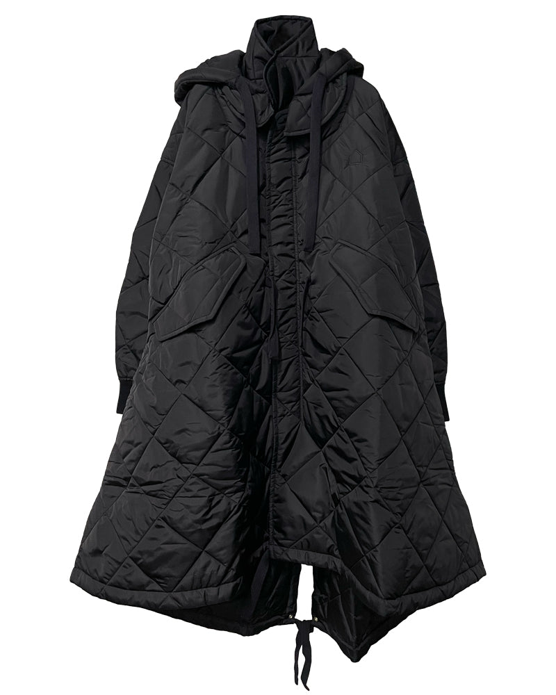 QUILTED LONG COAT