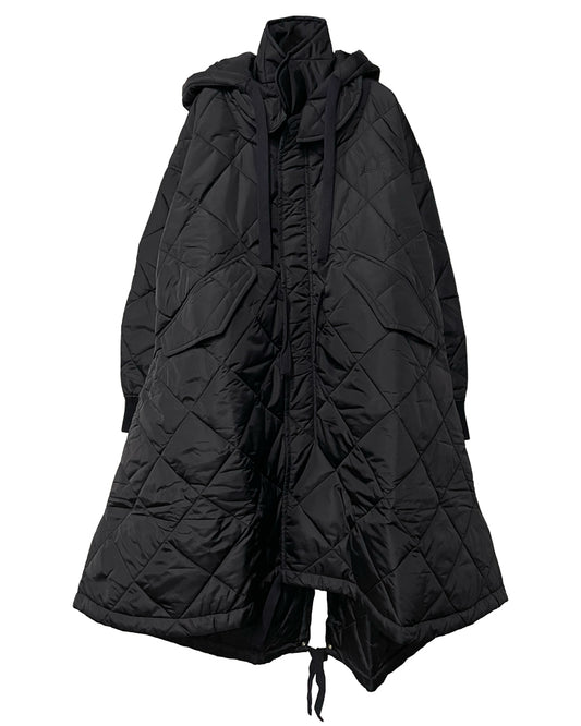 QUILTED LONG COAT