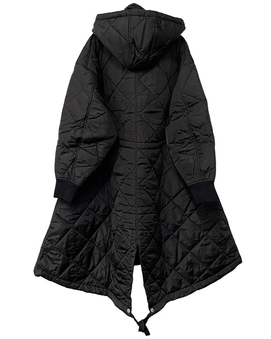 QUILTED LONG COAT