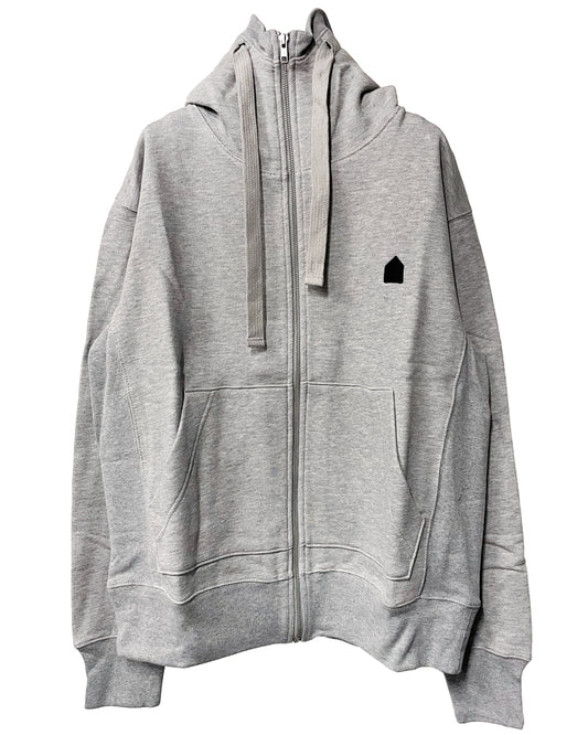 HUT EMBROIDERY ZIPPED HOODIE