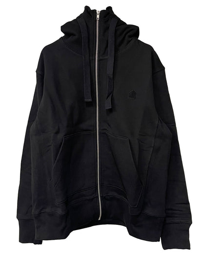 HUT EMBROIDERY ZIPPED HOODIE