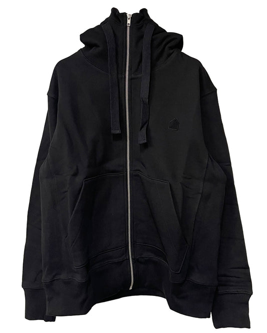 HUT EMBROIDERY ZIPPED HOODIE