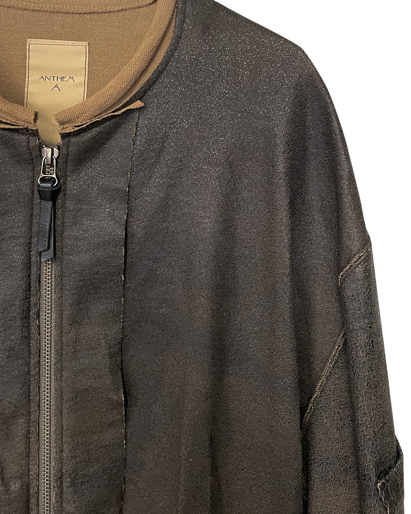 CRACK TERRY MILITARY BLOUSON