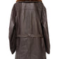 LAME LEATER MOUTON COLLAR COAT