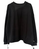 TWIST DRAW CORD LONG T-SHIRT(BRUSHED)