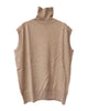 sleeveless pullover high neck