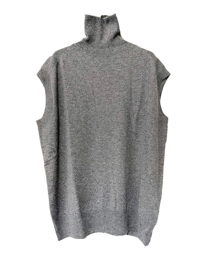 sleeveless pullover high neck