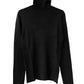 rib pullover high neck long sleeves