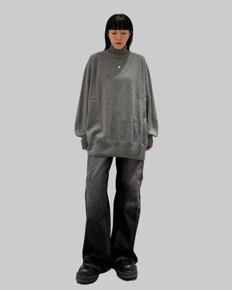 pullover long sleeves high neck