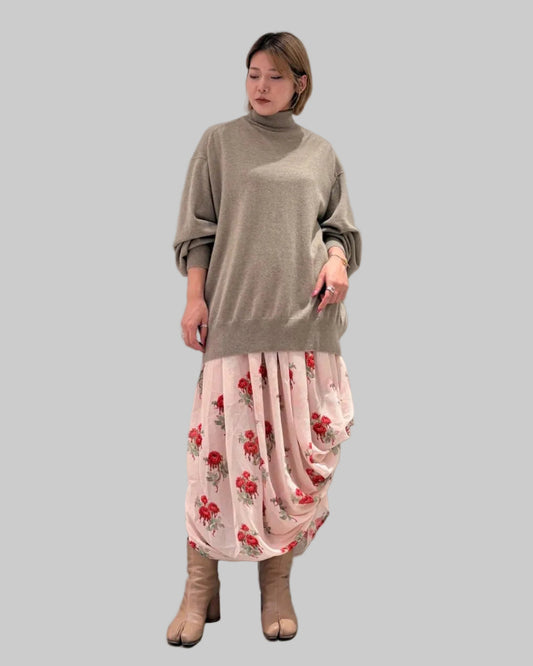 pullover long sleeves high neck