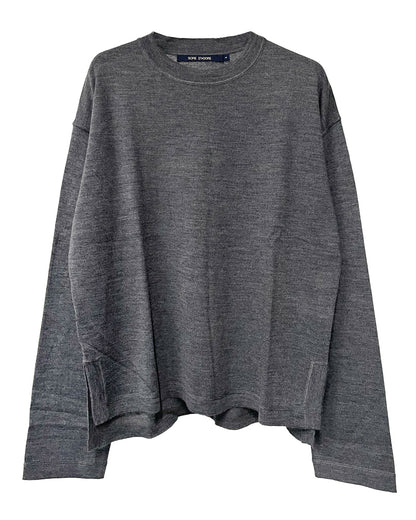 pullover c-neck long sleeves