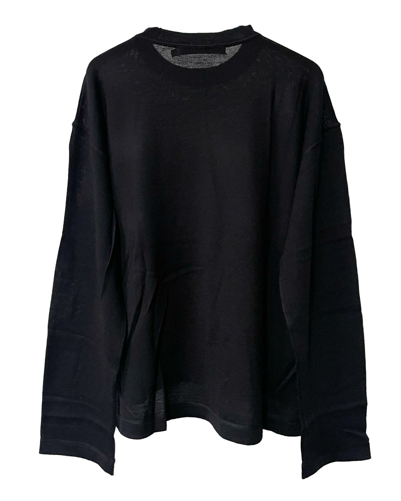 pullover c-neck long sleeves