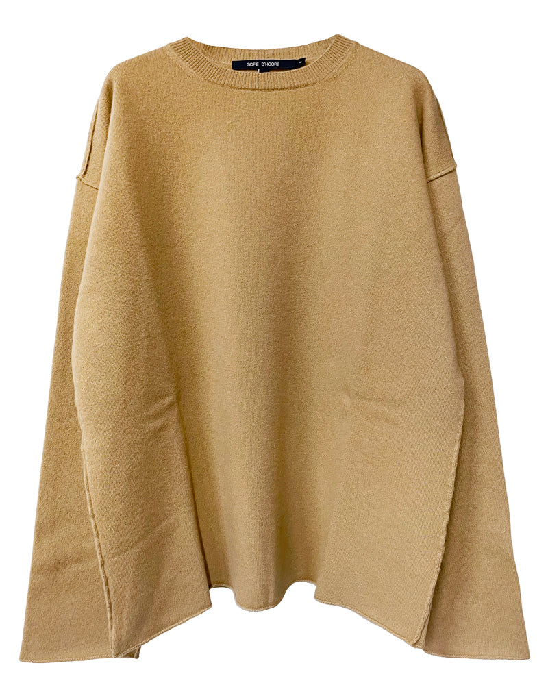 pullover c-neck long sleeves
