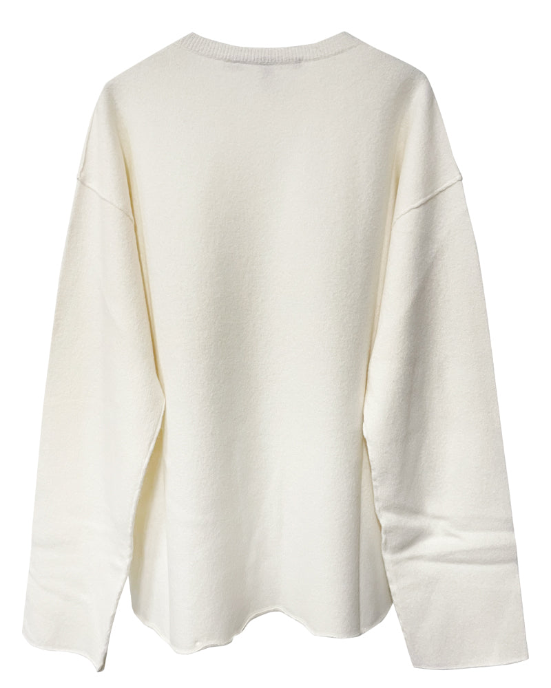 pullover c-neck long sleeves