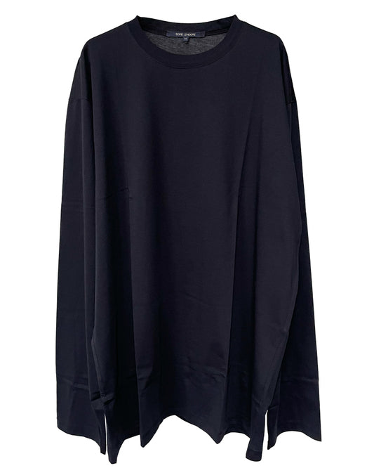 oversized t-shirt  c-neck long sleeves