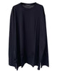 oversized t-shirt  c-neck long sleeves