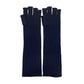 fingerless rib gloves