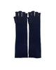 fingerless rib gloves