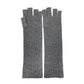 fingerless rib gloves