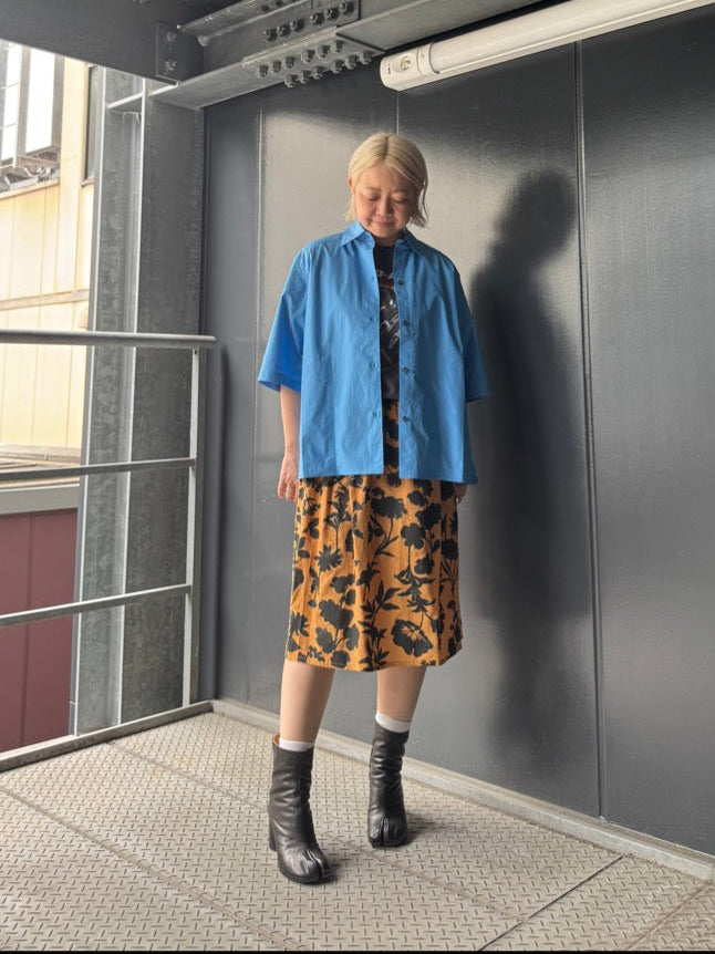 minus kilt レザーポーチ　あおばくん着用　巻きスカート HACHE（アッシュ）［正規取扱店］通販オンラインストア｜フラワー柄