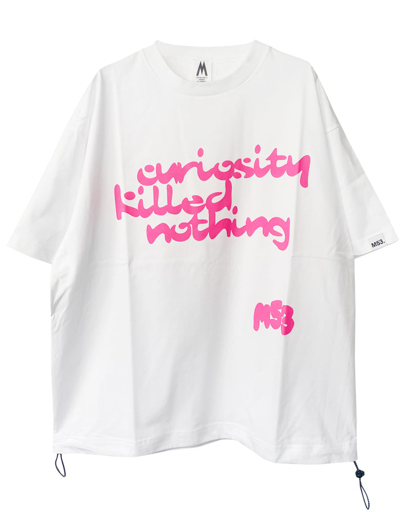 TAUPE DRAW CORD T-SHIRT