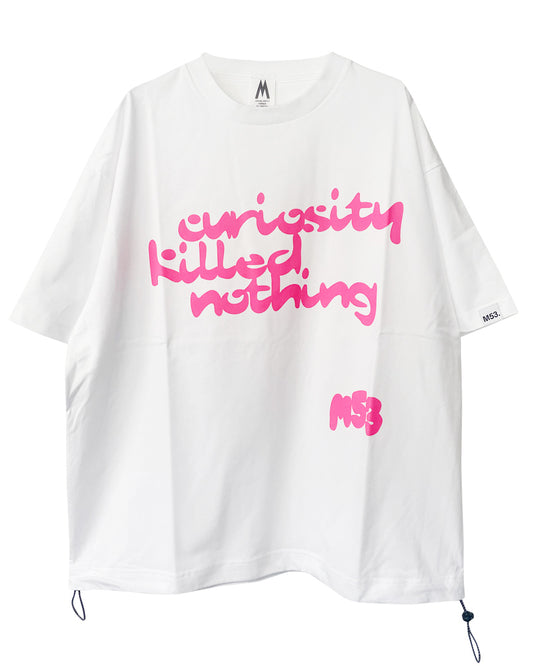 TAUPE DRAW CORD T-SHIRT